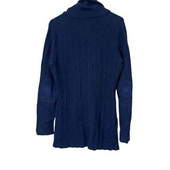Brooks Brothers Knit Blue Cashmere Blend Button Front Cardigan Sweater Size M - Picture 8 of 9